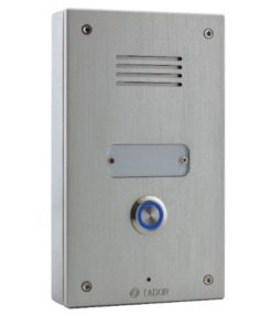 Single button door intercom